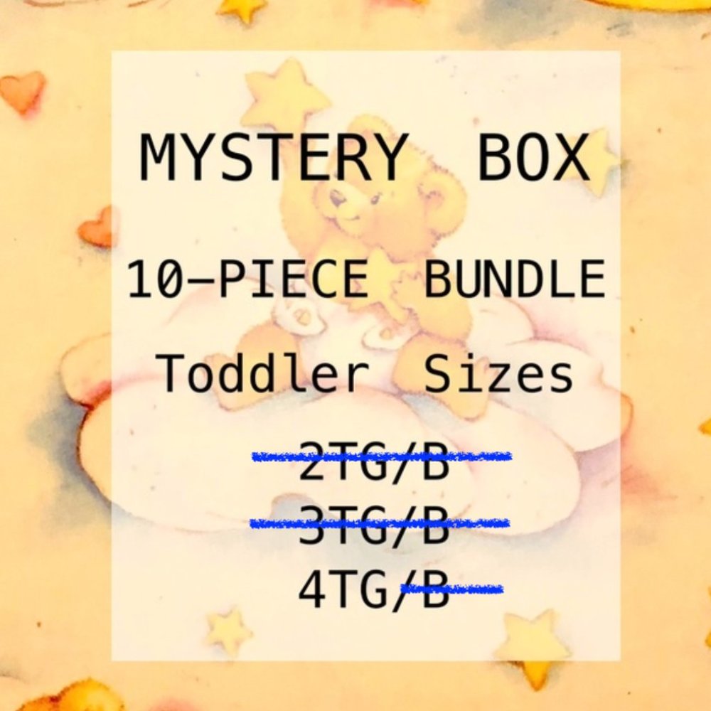 ❤️📦⬇️Toddler Girl 4T 4 Mystery 10 Piece Box